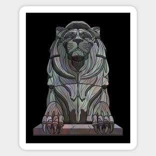 Lion statue Sticker